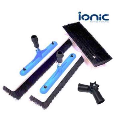 Grafter Black Double Trim Brushes 14 & 18 Inch with Double Angle Crank