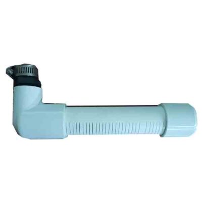 PVC slotted filter w/titanium hose clamp
